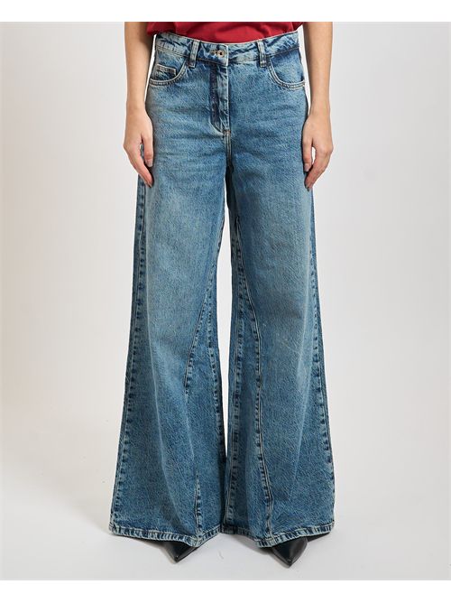 Patrizia Pepe women's low-waisted wide-leg jeans PATRIZIA PEPE | 8P0755-D1WZBCA25